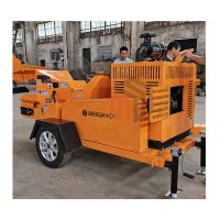 Diesel Wood Chipper Machine Tree Branch