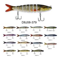 8 Section PIke Bass Fishing Lures