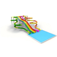 Aqua Playground Water Slide Tube Water