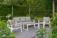 Comet Series 4 Pieces Aluminum Outdoor Sofa Set