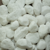 White pebbles