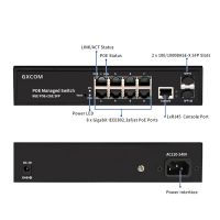 Factory Direct Full Gigabit 8 port PoE Switch with L2 management IEEE802.3AF/AT