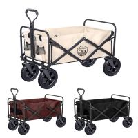 Collapsible Folding Camping Wagon With Desktop