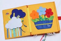 Quiet Busy Book Fabric Activity Book