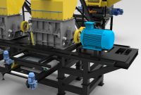 Car Tire Shredding Machine Truck Tire