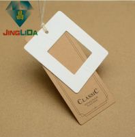 Custom Cheap Clothing Cardboard Paper Hang Tag for Suits