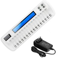 Battery Charger 16 Slots LCD display Intelligent Charger For 1.2V AA AAA NI-MH NI-CD Rechargeable Batteries