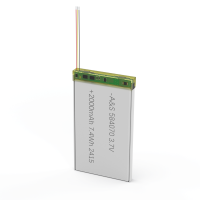 3.7v 2000mAh Li-Polymer Rechargeable Battery AS584070