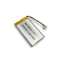 15 Years China Factory UL2054/CB/KC/CE Certified 3.7V 2000mAh lithium polymer battery AS584070