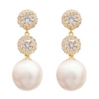 french-style vintage pearl earrings