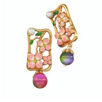 Neo-Chinese style three-color cat's eye stone