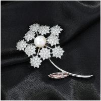 Zircon Flower Sunflower Brooch: Elegant and Unique Brooch