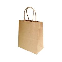 Kraft paper shopping bag