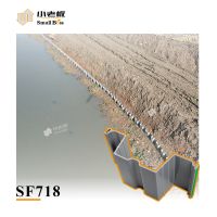 Small Boss Plastic Sheet Pile U Type Seawall Retaining Wall PVC Sheet Pile Vinyl Sheet Piling for Water Control Solution