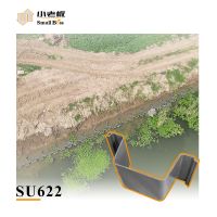 High Strength Sheet Pile Vinyl Seawall Panels for Sale Pvc Seawall Panels Hybrid Sheet Piles Pvc Synthetic Sheet Pile