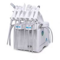 6 in 1 Aqua Hydra Peeling Dermabrasion H2o2 Small Bubble Facial Care Hydro Facial Cleaning Machine