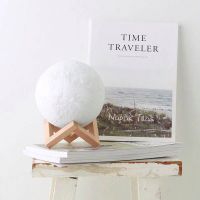 High Capacity 880ML Cool Mist Aroma Essential Oil USB Ultrasonic Led Lamp 3D Moon Light Diffuser Air