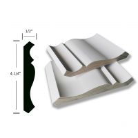 Modern Decorative Ceiling Solid Wood Crown