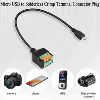 Micro USB Solderless Adapter Plug, Micro