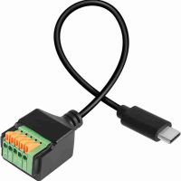 USB C Quick-Connect Solderless Connector