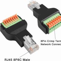 RJ45 Male Quick-Connect Solderless Adapter