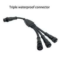 M12 One-to-three Waterproof Connector
