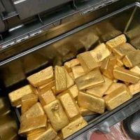 Gold nuggets and Bars