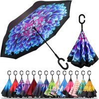 Reverse Upside-down Umbrella With C