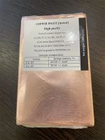 copper ingots with 99.9999% purity.