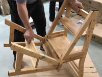 Third-party quality control for bamboo folding stool ladder pre-shipment inspection