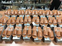 Women leather sandals shoes test Inspection third-party QC inspector final random Quality Control Service in China