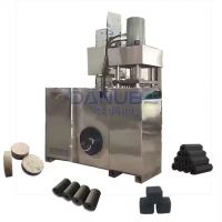 High Efficiency Hydraulic Charcoal Briquette Making Machine Charbon Compresse Equipment