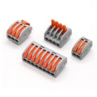 QUICK TERMINAL SERIES 212-218 Quick Wire Connection Terminal Splicing Conductor Compact Fast Cable Wire Connection Conductor Terminal Block