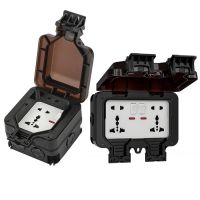 Multi functional outdoor waterproof switch socket Multi functional Outdoor Waterproof Socket   IP66 Dustproof, Flame Retardant, Corrosion-Resistant Electrical Outlet | UK/EU Standard, Multi-Specification, Industrial Use,Heavy-Duty for Garden, Patio, Garag