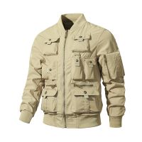 Mens multi-pocket work jacket