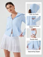 Women's UPF 50+ Cooling Sun Hoodie - Breathable Quick-Dry UV Shirt with Face Cover