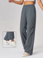 Women&#039;s Air-Layer Lounge Pants - Flowy Straight-Leg Wide Trousers with Slimming Drape &amp;amp;amp; Naked Sensation Comfort D25078