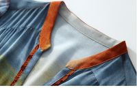 Elegant Colorful Striped Silk Waist-Defining