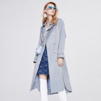 Women's Knee-Length Trench