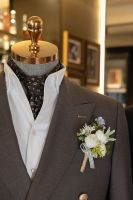 Men's Double-Breasted Wedding Suit - Groom Tuxedo Three-Piece Set LHX8001T