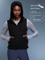 Women's Cropped Down Vest