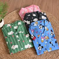 Cotton Cartoon Pajama Set - Flannel Lounge