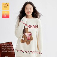 Polar Fleece Pajama Set - Teddy Print