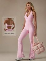 Lace V-Neck Bodysuit - Halter Flare