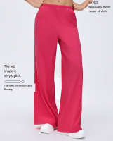 Spring Wide-Leg Lounge Pants - Draped