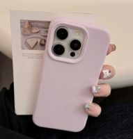 Solid - color Minimalist Macaron - style All - wrapped Soft Phone Case for iPhone 16 Pro Max, iPhone 15 and iPhone 14/13/11