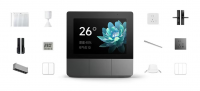 Smart Home Control Panel with Integrated Functionality - Sleek and Compact Edition