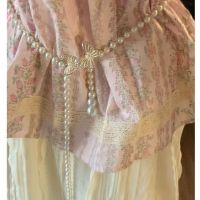 Pearl butterfly waist chain gentle and sweet retro chain belt women's fashion versatile fairy thin belt waist seal