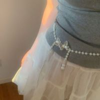 Pearl Butterfly Waist Chain Gentle And