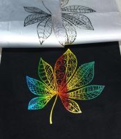 Washing Resistance Fabrics Garment Popular Flower Hot Stamping Foil